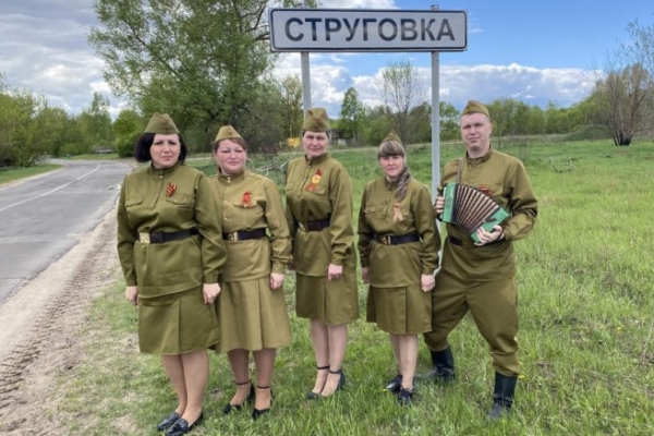 В Гордеевском районе продолжает своё шествие марафон «Песни Победной весны».